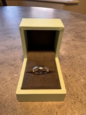 9ct White Gold Wedding Band