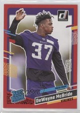 2023 Panini Donruss Rated Rookie Press Proof Red DeWayne McBride #366 0y59