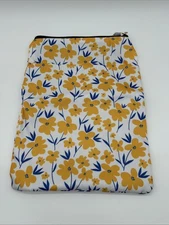 Yellow Wildflowers Pattern Book Lovers Gifts Waterproof Book Sleeve