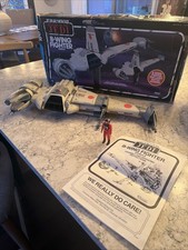 Star Wars ROTJ B-Wing Fighter Original 1984 Kenner Vehicle W BOX  Pilot   Inst
