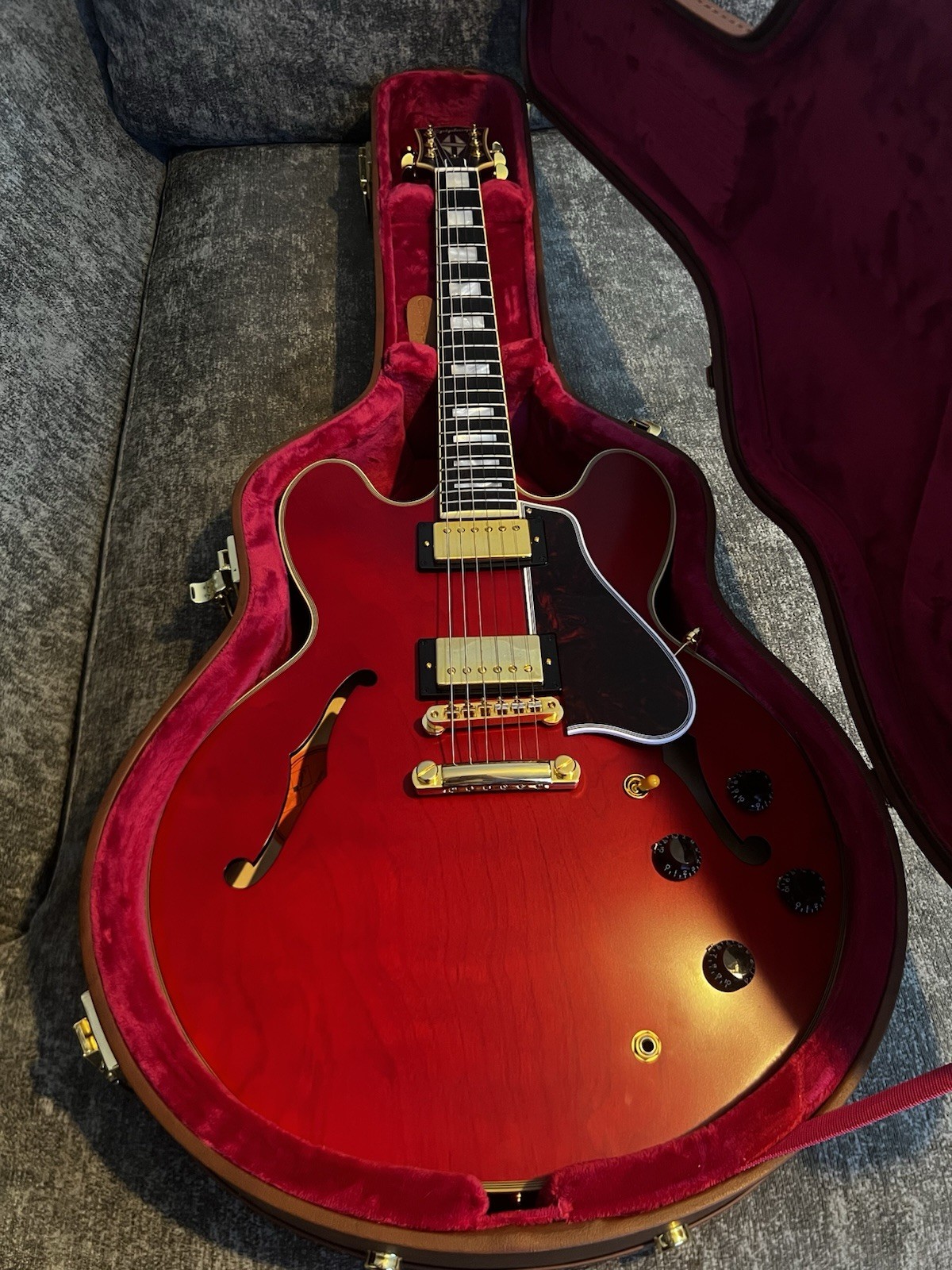 Epiphone Inspired by Gibson Custom 1959 ES-355 Electric Guitar Cherry Red