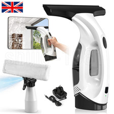 Window Vacuum Cleaner Vacuum Rechargeable Cordless Glass Mirror 150ml Tank