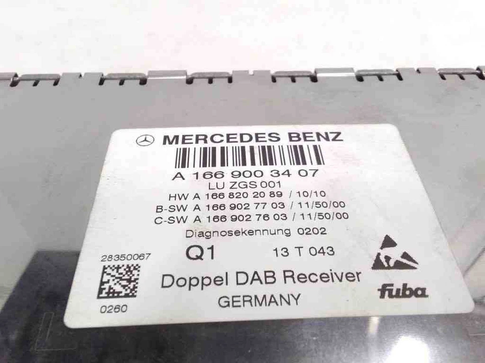 Centralina Sintonizzatore DAB MERCEDES-BENZ CLS Shooting Brake X218 31262593 - Immagine 4 di 4