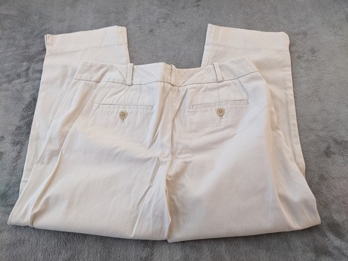 Talbots Signature Pants Womens 6P Beige Cotton Blend Straight Leg Classic Office - Picture 2 of 7