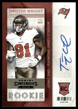 2013 Panini Contenders - Timothy Wright #106 Short Print Rookies (AU, RC)