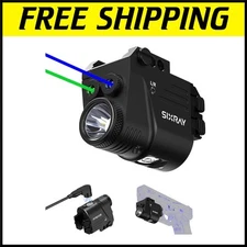 Tactical Pistol Light Laser Combo - 500 Lumen Rechargeable for Hunters & Airsoft