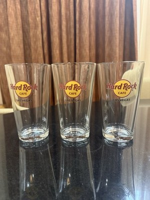 Hard Rock Cafe Las Vegas Pint Beer Glass (1 Glass Per Order) New Free Ship