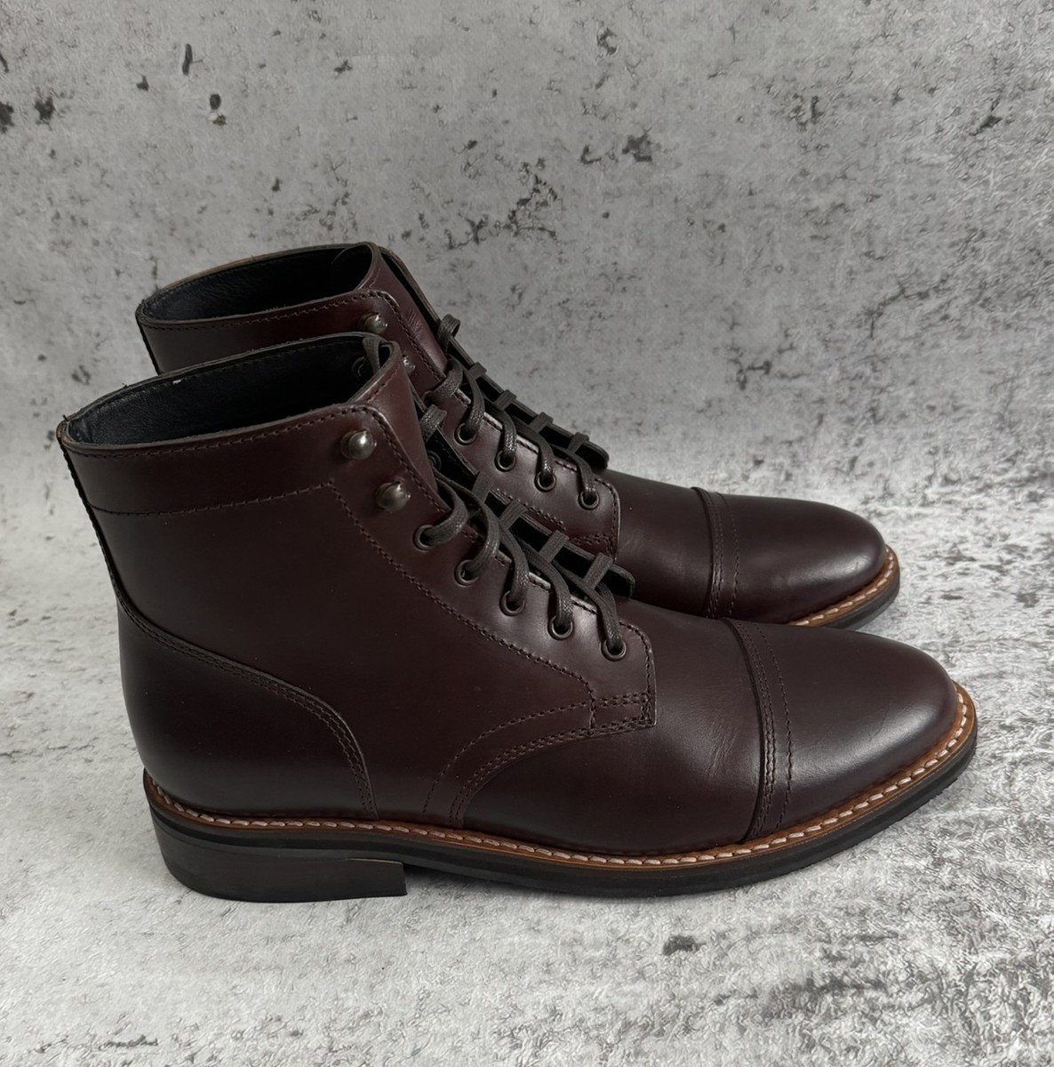Thursday Boot Company Captain Classic Brown Leather Cap Toe  display picture 3