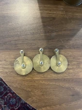 Set Of 3 Herschede Colonial Grandfather Clock Pulley Wheels