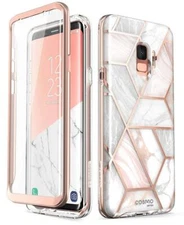 For Galaxy S9 i-Blason Cosmo Glitter Full-Body Bumper Screen Protector Case