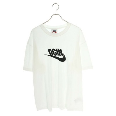 Nike x NIGO NRG SS TEE FV5944-100 Reversed Logo Print T Shirt Mens 