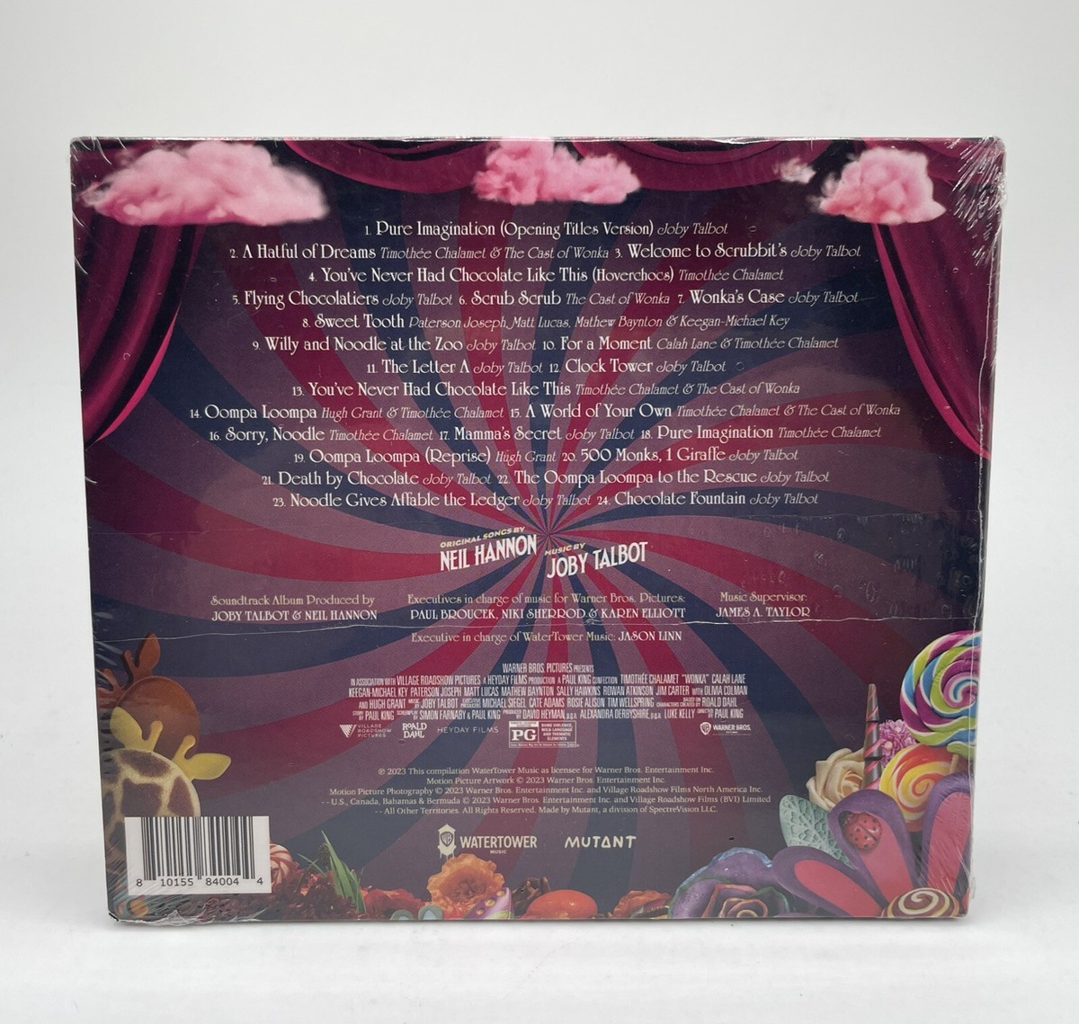 『Wonka』オリジナル・サウンドトラック Wonka (Original Soundtrack) by Joby Talbot (CD, 2023) for