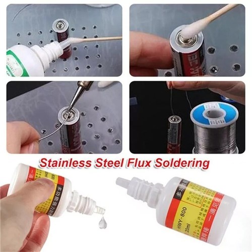 20ml Stainless Steel Flux Soldering Paste Stainless Steel Liquid Solder Tool NEW - Picture 10 of 11