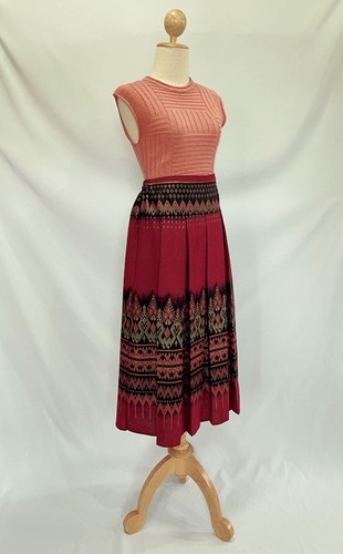 Women Thai Native Long Skit Cotton Thai Printed Pleats Multi-Color Free Size - Picture 125 of 186