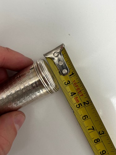 VICTORIAN HALLMARKED SILVER CYLINDRICAL ROUND BOX - LONDON 1840 - Picture 11 of 12