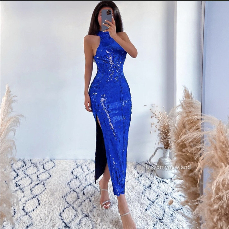 Zara Vestidos Con Cuello Halter De Verano VESTIDO LARGO HALTER