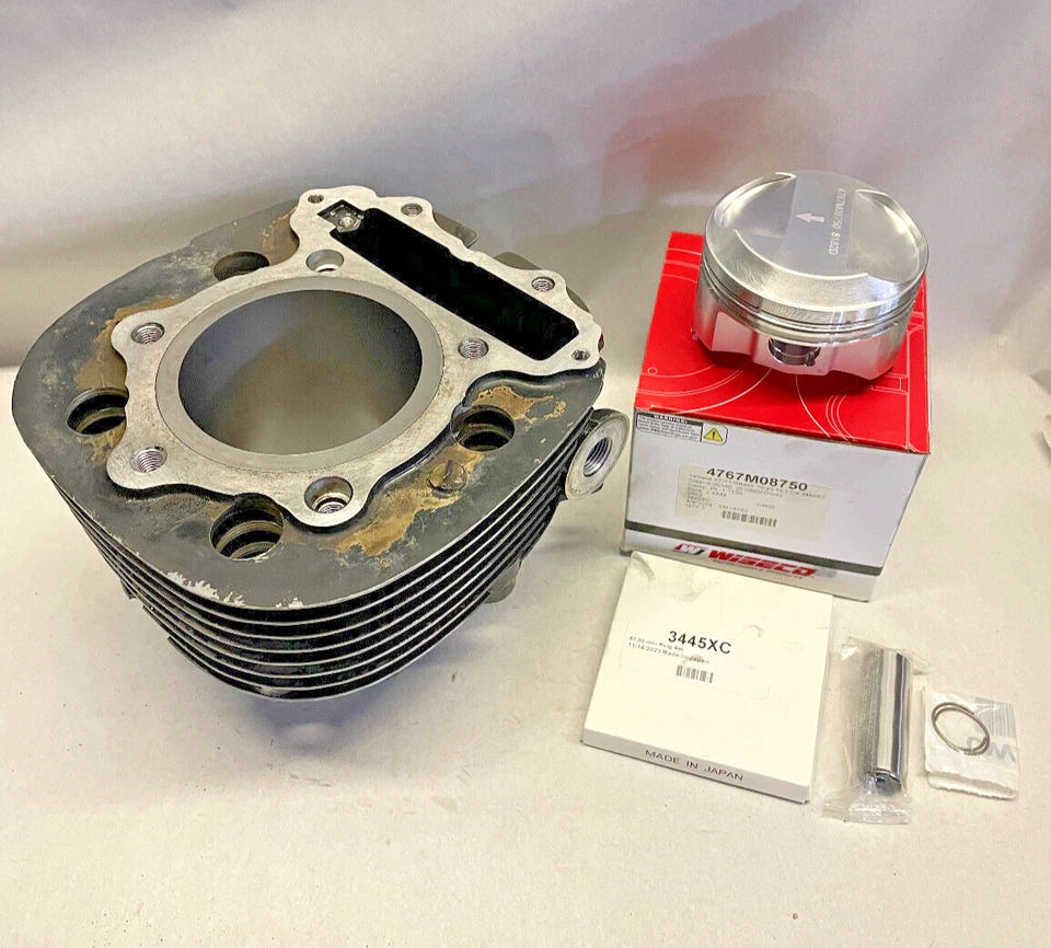 +,50 mm 1976-1981 Yamaha TT500 TT 500 OEM cilindro pistón Wiseco 11A3M2 Foto 4 de 4