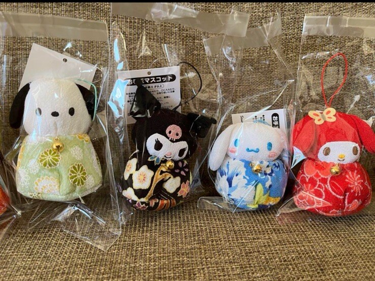 Sanrio, Hastuyume Ichiban Kuji, bean bags mascot 2025, set of 6