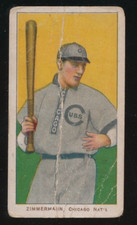 1909-11 T206 Heinie Zimmerman Chicago Cubs Piedmont Series 350 PR-FR