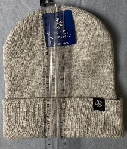 Cappello con polsino Winter Essentials - a scelta - grigio scuro Lt grigio nero viola blu NUOVO - Foto 5 di 25