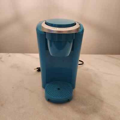 Keurig K-Compact K35 Blue Plastic Reusable Single Serve Pod Coffee Maker Machine