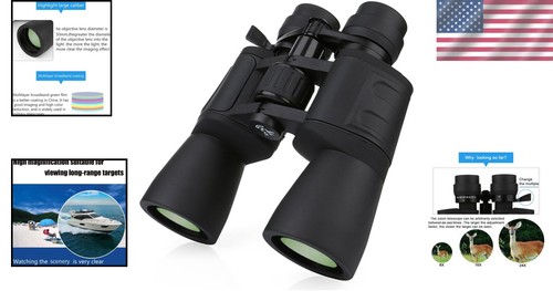 High Magnification 8-24X Wide Angle Telescope Binoculars - Eco-Friendly Design - Picture 2 of 10