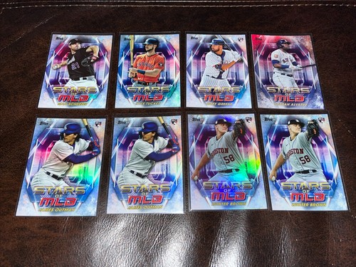 Lotto carte Topps 2023 Stars of the MLB, 141 carte tra cui Chrome, Trout, Volpe - Foto 6 di 20