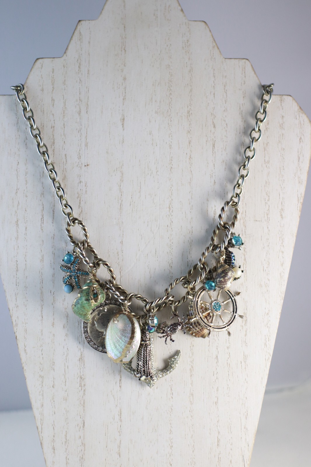 Summer Starfish Shell Charm Dangles Necklace - image 2