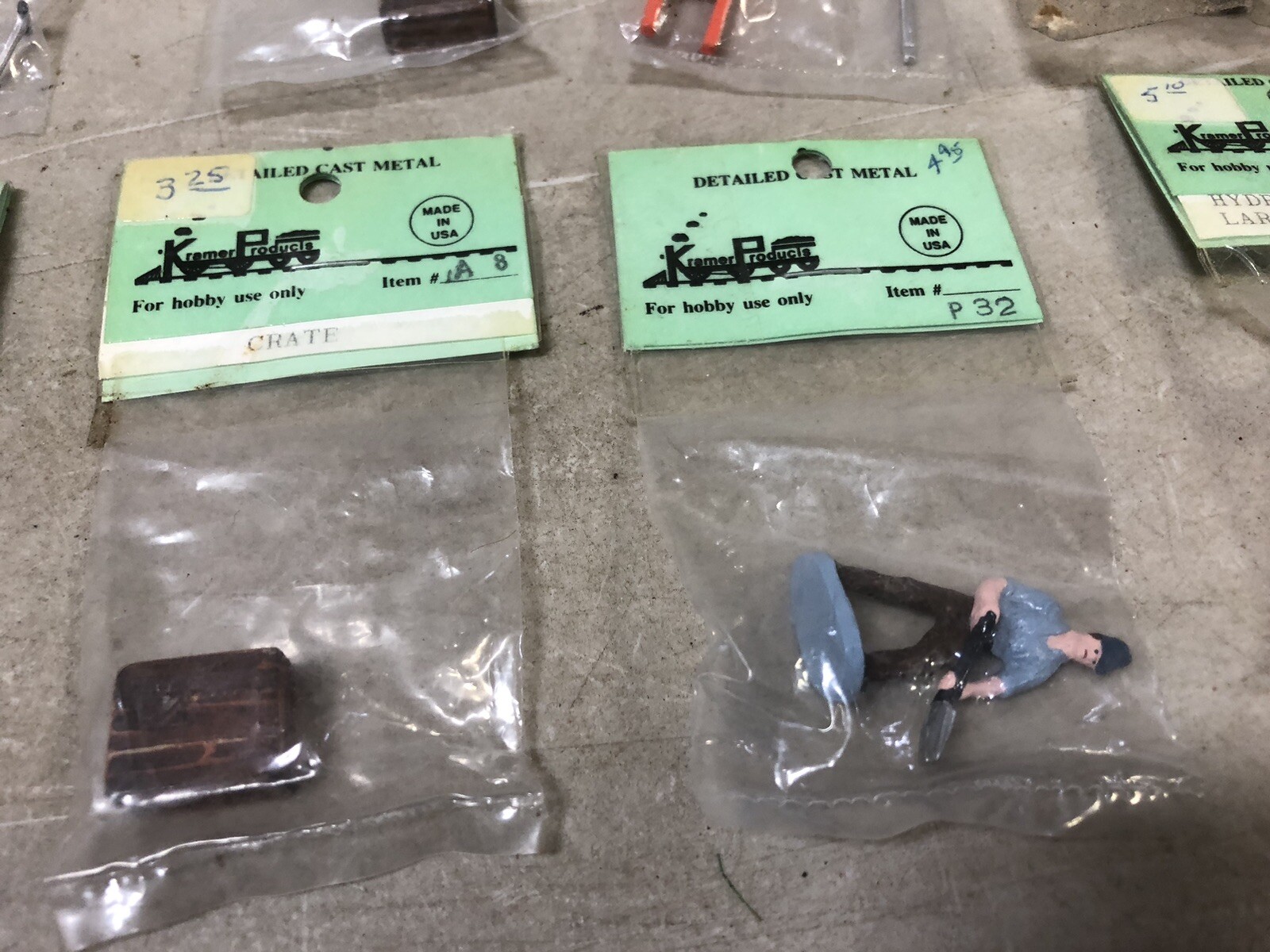 LOT(X24) Kramer Products Detailed Cast Metal HO Train parts eBay