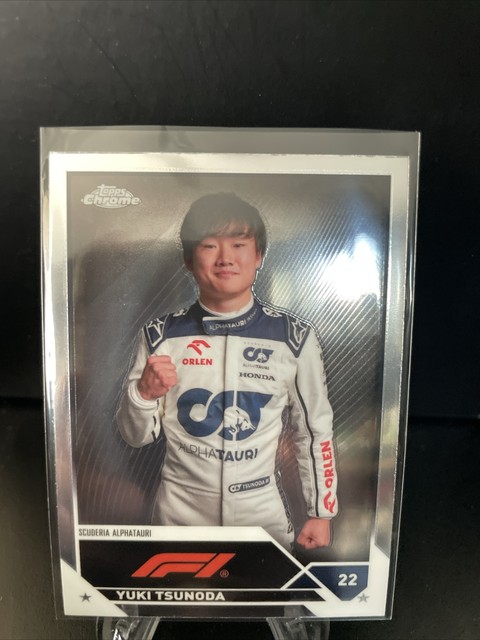 2023 Topps Chrome Formula 1 F1 Racing #55 Yuki Tsunoda SCUDERIA ALPHATAURI