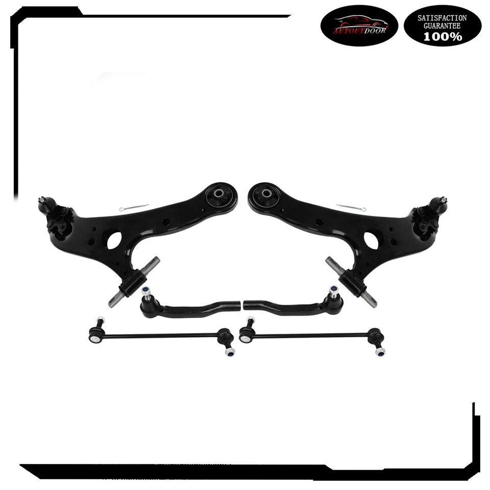 Front Struts Rear Shock Lower Control Arms Sway Bars For 2011-2014 Toyota Sienna - Image 4 of 4