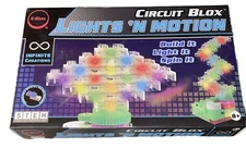 NEW EBlox - Circuit Blox Lights 'N Motion Creations Build Light & Spin it