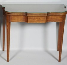 Federal Style Mahogany Flip Top Game Table Co...