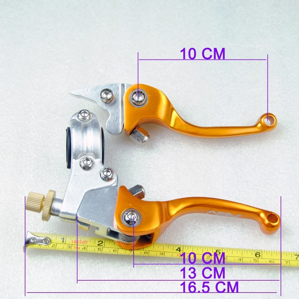 Empuñadura de palanca de embrague de freno de 7/8"" para moto de cross 50 110cc 125CC Foto 2 de 4