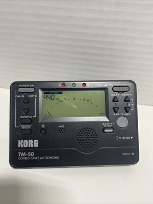 KORG TM-50 Combo Instrument Tuner and Metronome