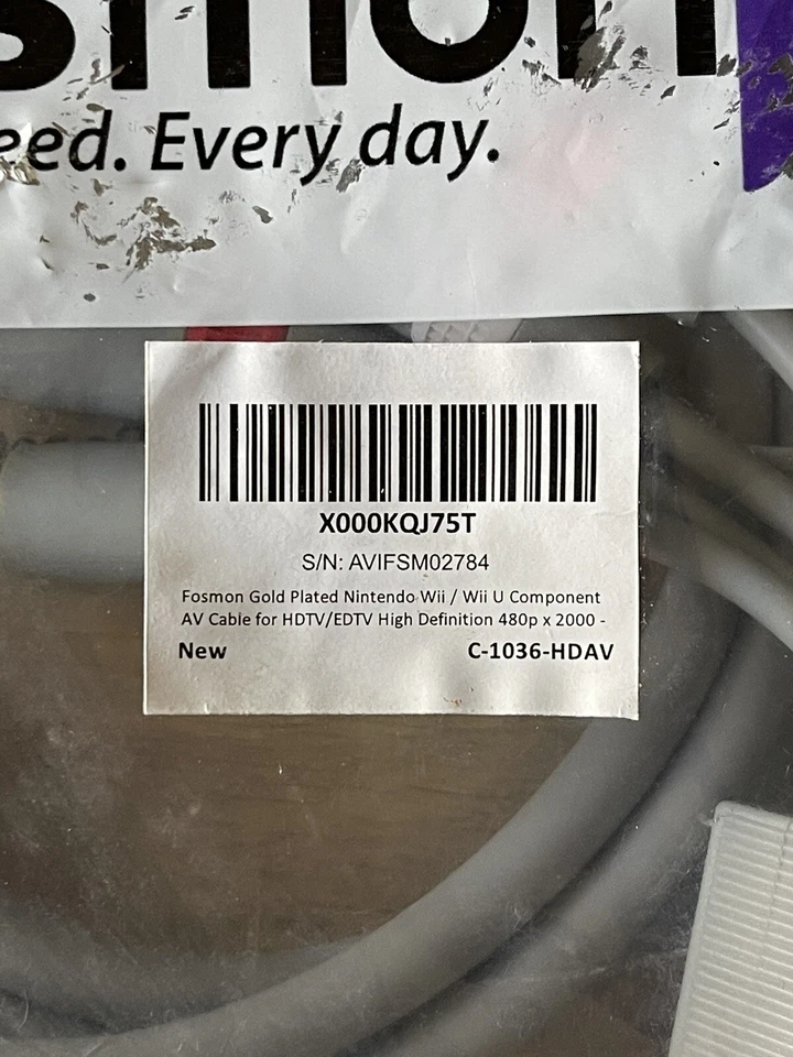 Fosmon C1036HDAV Component HD AV Cable for Nintendo Wii - Image 2 of 3