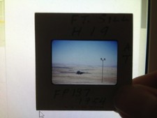 1954 Ft. Sill Oklahoma 5 Photo Picture Slides - Military Helicopter Invasion