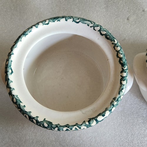 2 Hearts Green Bowls by Tienshan with Lids 2⅞" Tall With No Lid On 5" Wide - Picture 13 of 16