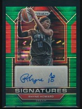 Rhyne Howard 2023 Panini Prizm WNBA Signatures Green Pulsar #SG-RHW Auto 23/25