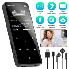 MP4,MP3 Player Support 128GB Bluetooth Lossless Music FM Radio Recorder Sport US