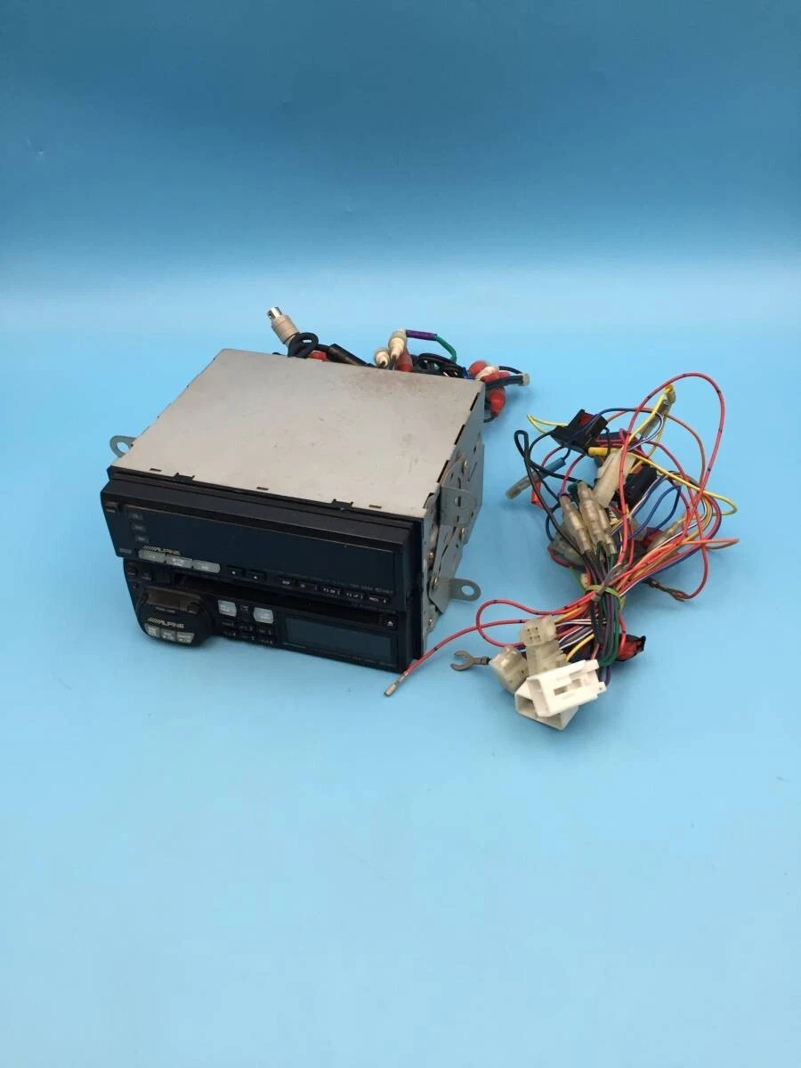 Alpine TDA -5635 CDA -7835 J cassette deck CD deck cassette player