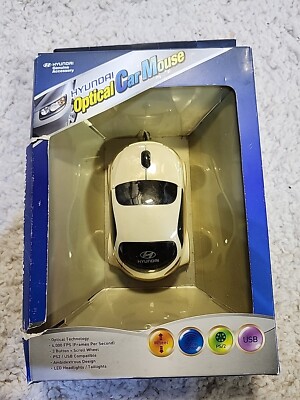 Wireless Sports Car Mouse Laptop Desktop Computer LED lights HYUNDAI NIB