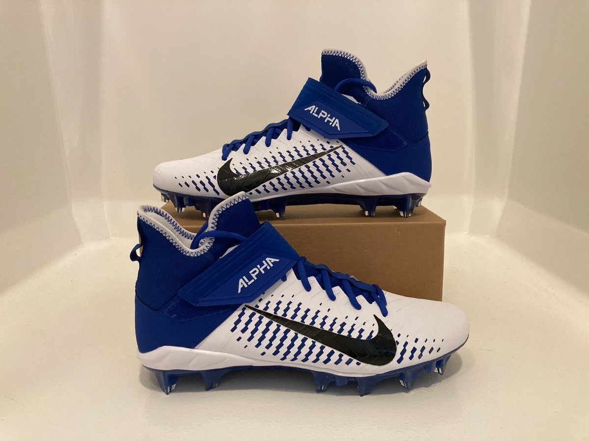Mens Sz 11.5 - Nike Alpha Menace Pro 2 Mid Football Cleats BV3945-101 Team Royal Amazon.com | Nike Men main image 3