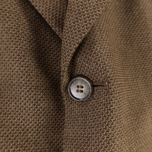 VTG Tweed Jacket L Brown 100% Wool Blazer Sport Coat Made in USA 44R - Picture 5 of 14