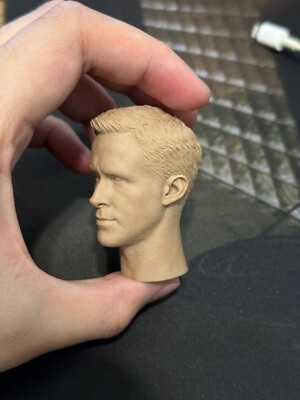 1/6カスタムヘッド　JnixShin彫刻　ブレードランナー2049 custom jnix 1/6 Blade Runner 2049 K original head unpainted with