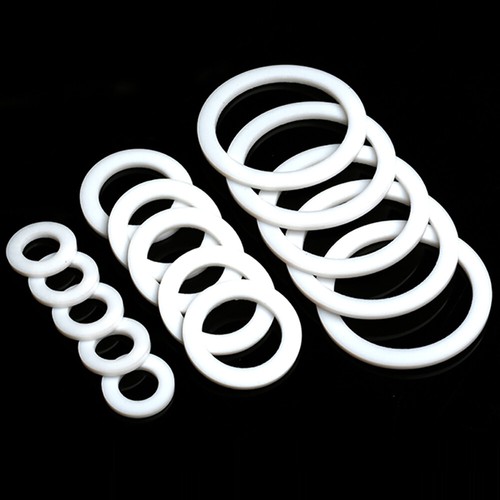 2 mm dick weiß PTFE Flachwaschmaschine Widerstand Hochtemperatur Kunststoff Ring Dichtung Dichtungen - Bild 14 von 24