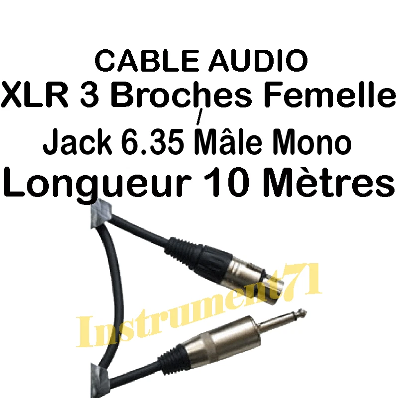 Prise Femelle Xlr 10 Pièces Connecteur De Cable Xlr 3 Broches