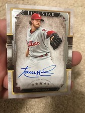 2018 Topps Five Star Aaron Nola Auto Autograph On Card Phillies