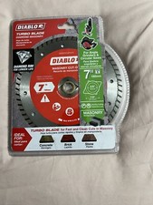 Brand New in Package Diablo 7 inch Diamond Turbo Masonry Cut Off Saw Blade