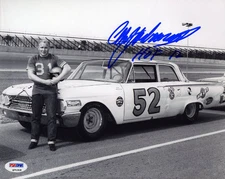 Cale Yarborough SIGNED 8x10 Photo + HOF 12 NASCAR LEGEND PSA/DNA AUTOGRAPHED